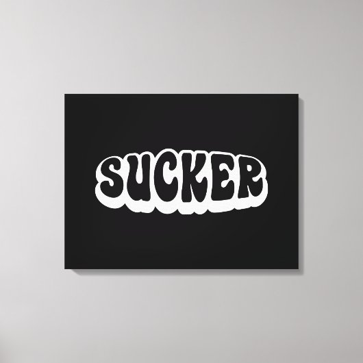 SUCKER CANVAS AFDRUK (Voorkant)