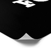 Sucker for Puns Funny Baby Bat Pun Dark BG Poster (Hoek)