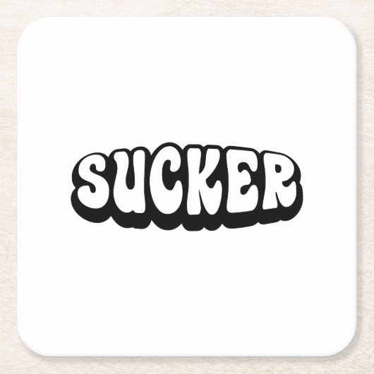 SUCKER KARTONNEN ONDERZETTERS (Voorkant)