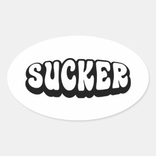 SUCKER OVALE STICKER