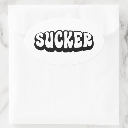 SUCKER OVALE STICKER (Tas)