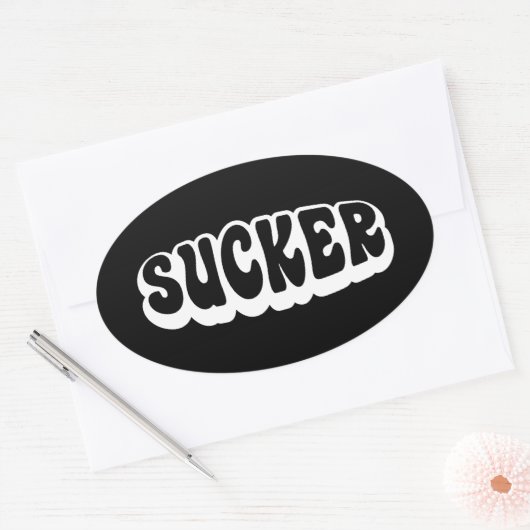 SUCKER OVALE STICKER (Envelop)
