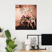 Sucker Punch Boudoir Flower Crown Poster (Thuiskantoor)