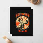 Sucker Punch de Wereld Notitiekaartje (Voorkant / Achterkant in situ)