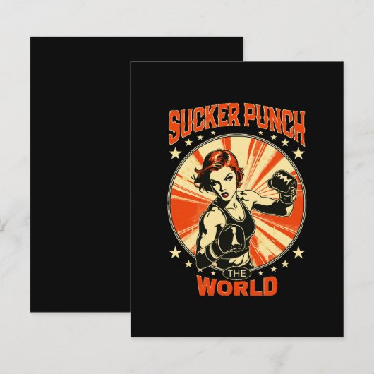Sucker Punch de Wereld Notitiekaartje (Voorkant / Achterkant)