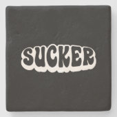 SUCKER STENEN ONDERZETTER (Voorkant)