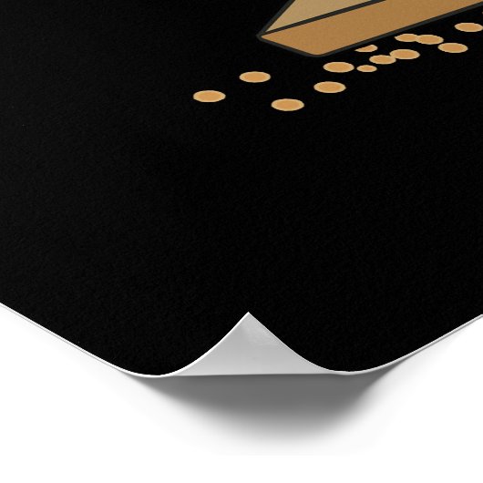 Sucker Upper Funny Vacuum Cleaner Pun Dark BG Poster (Hoek)