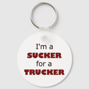 Sucker voor een trucker Sleutelhanger