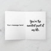 Sucker voor uw Valentijnsdag Kaart (Binnen)