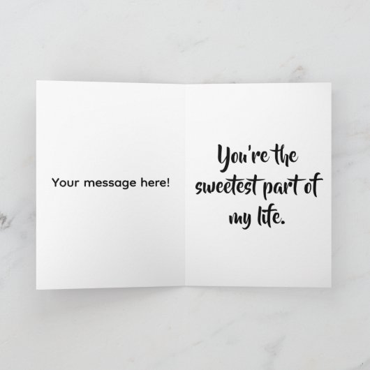 Sucker voor uw Valentijnsdag Kaart (Binnen)