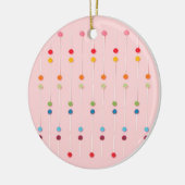 Suckers Lollypop Snoep Regenboog Keramisch Ornament (Links)