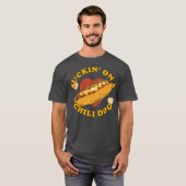 Suckin op een Chili Dog Foodie Funny T-shirt (Voorkant volledig)