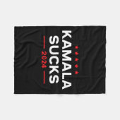 Sucks 2024 Anti Kamala Harris Fleece Deken (Voorkant (Horizontaal))