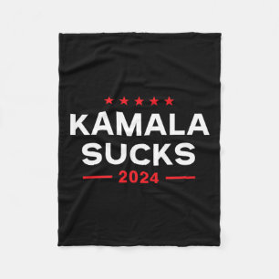 Sucks 2024 Anti Kamala Harris Fleece Deken