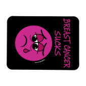 SUCKS...Borstkanker Magneet (Horizontaal)