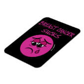 SUCKS...Borstkanker Magneet (Linkerzijde)