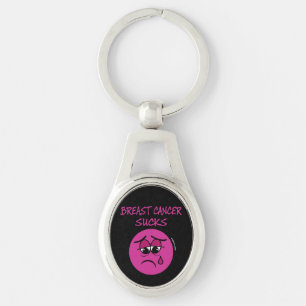 SUCKS...Borstkanker Sleutelhanger