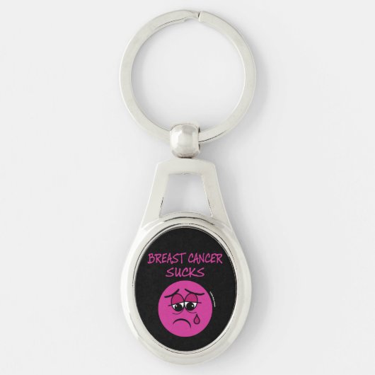 SUCKS...Borstkanker Sleutelhanger (Voorkant)