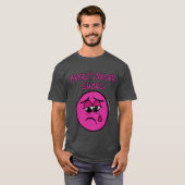 SUCKS...Borstkanker T-shirt (Voorkant volledig)