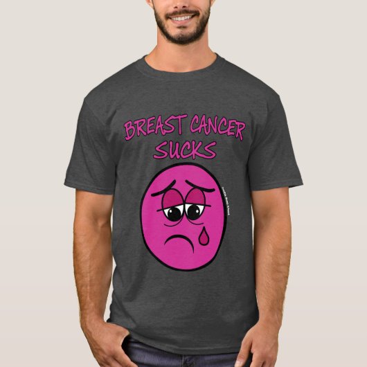 SUCKS...Borstkanker T-shirt (Voorkant)