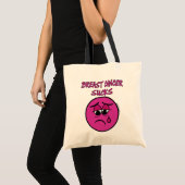 SUCKS...Borstkanker Tote Bag (Voorkant (product))