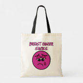 SUCKS...Borstkanker Tote Bag (Achterkant)