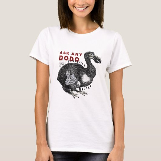 Sucks Dodo Bird Design #2 T-shirt (Voorkant)
