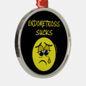 SUCKS...Endometriose Metalen Ornament (Rechts)