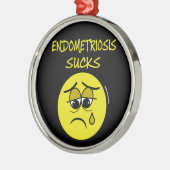SUCKS...Endometriose Metalen Ornament (Links)