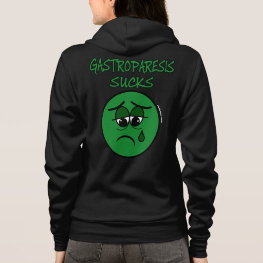 SUCKS...Gastroparese Hoodie (Achterkant)
