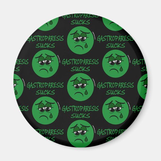 SUCKS...Gastroparese Magneet (Voorkant)