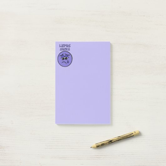 SUCKS...Lupus Post-it® Notes (Op bureau)