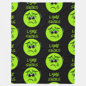 SUCKS...Lyme Fleece Deken (Voorkant)