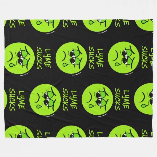 SUCKS...Lyme Fleece Deken (Voorkant (Horizontaal))