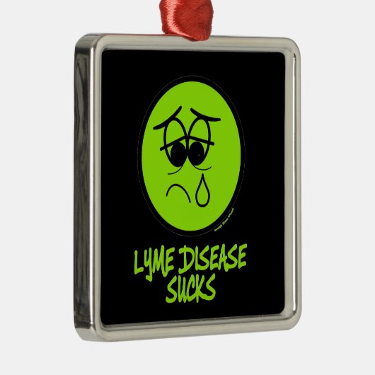 SUCKS...Lyme Metalen Ornament (Rechts)