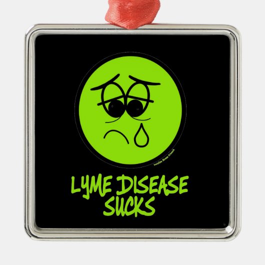 SUCKS...Lyme Metalen Ornament (Voorkant)