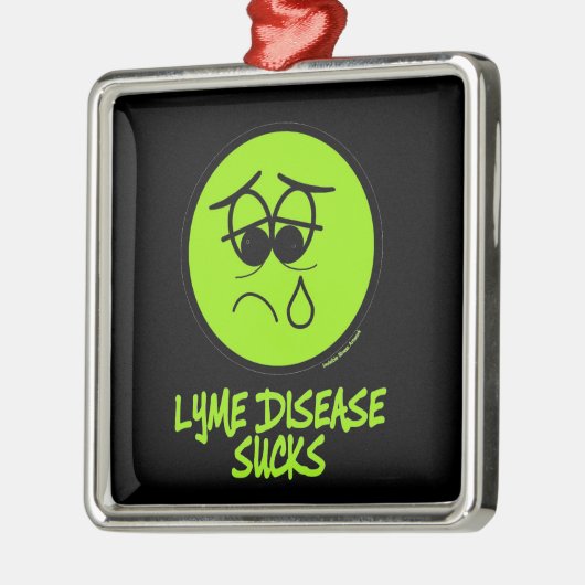 SUCKS...Lyme Metalen Ornament (Links)