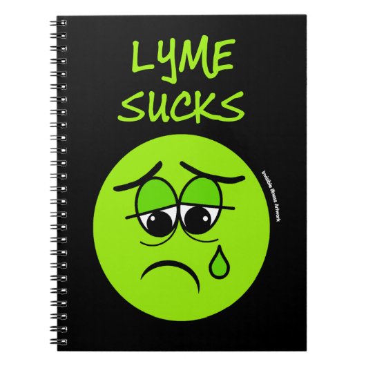 SUCKS...Lyme Notitieboek (Voorkant)