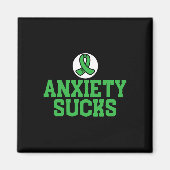 Sucks Mental Health Awareness Ondersteuning Einde  Magneet (Voorkant)