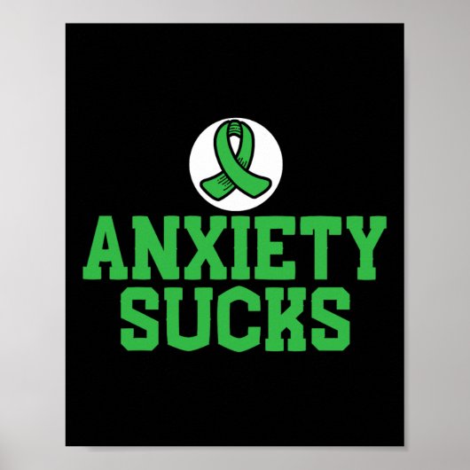 Sucks Mental Health Awareness Ondersteuning Einde  Poster (Voorkant)