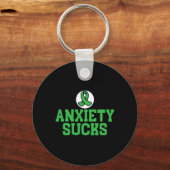Sucks Mental Health Awareness Ondersteuning Einde Sleutelhanger (Voorkant)