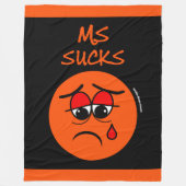 SUCKS...MS FLEECE DEKEN (Voorkant)