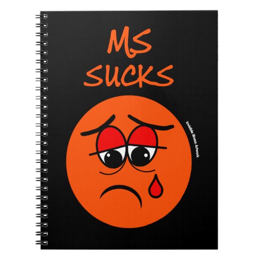 SUCKS...MS NOTITIEBOEK (Voorkant)