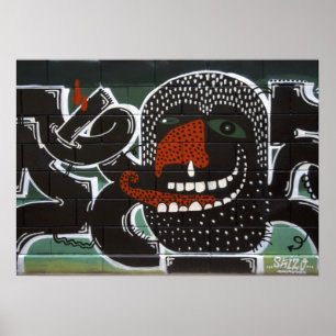 Sucks om te lijden van aanhoudende rhinitis graffi poster