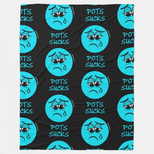 SUCKS...POTS FLEECE DEKEN (Voorkant)