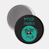 SUCKS...PTSD MAGNEET (Voorkant / Achterkant)