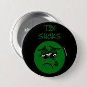 SUCKS...TBI RONDE BUTTON 7,6 CM (Voorkant /achterkant)