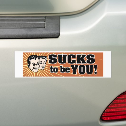 SuckstobeJij Bumpersticker (Op auto)