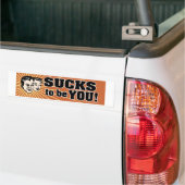 SuckstobeJij Bumpersticker (Op Truck)