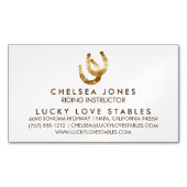 Sucky Hoefijzers Equestrian Magnetisch Visitekaartje (Voorkant)